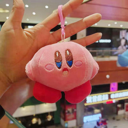 Star Kirby Plush Doll Toy Waddle Dee Doo Game Bag Pendant Keychain Toy AU - Aimall
