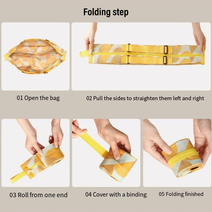 Large Foldable Eco-Friendly Shopping Bag Reusable Thickened Portable Travel Tote