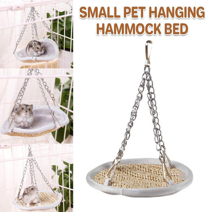 Hanging Hamster Hammock Small Pet Nest Swing Bed for Mouse Rat Four Seasons Use
