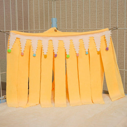 Hammock Hideout House for Hamsters Guinea Pigs Rabbits with Tassel Shelter