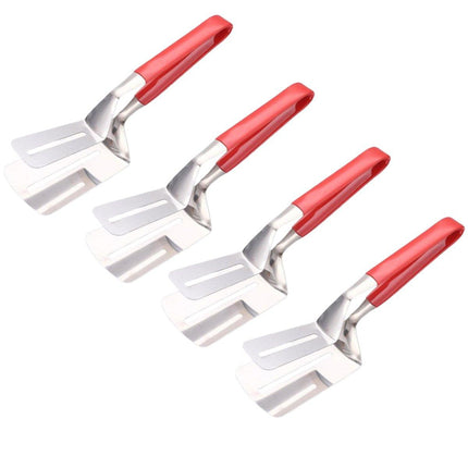 4pcs Stainless Steel Steak Clips Frying Spatula Multifunctional Kitchen Tools