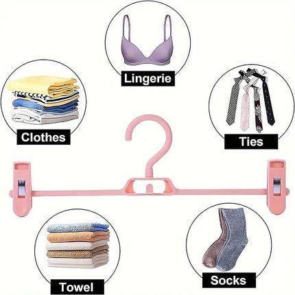 Seamless Household Retractable Pants Rack Buckle Clothes Clip Inner Hanger