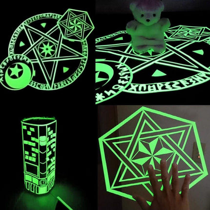 Luminous Fluorescent Decorative Night Glow Dark Selfadhesive Safety Sticker Tape 1cm*3m - Aimall