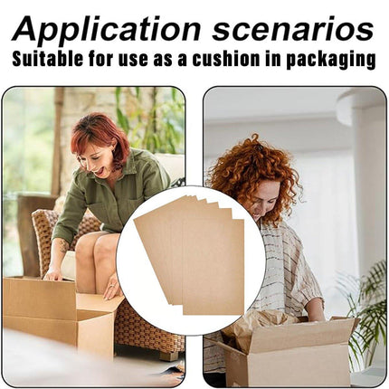 50pcs Corrugated Cardboard Sheets Express Carton Spacer Gasket Packing Material