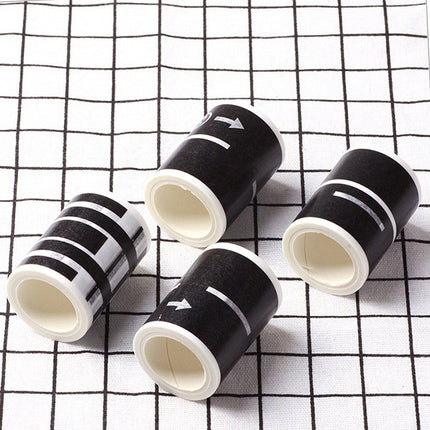 4pcs Kids DIY Road Track Traffic Tape Railway Highway Play Adhesive Tape Set