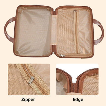 14 Inch Bow Hand Luggage Mini Makeup Case Travel Storage Gift Suitcase for Women