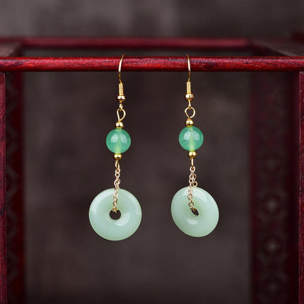 Women Earrings Fashion Dangle Earrings Chinese Style Earring Retro Drop Earrings - Aimall