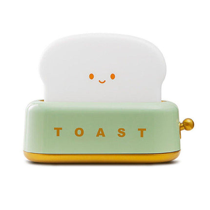 Rechargeable LED Toaster Night Light Creative Dimming Lamp for Bedroom Sleep