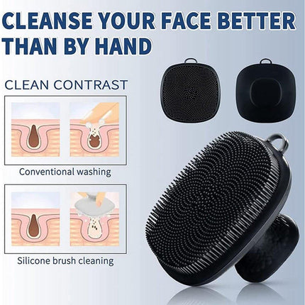 Silicone Exfoliating Facial Cleaning Scrubber Face Deep Women Face Scrub Brush