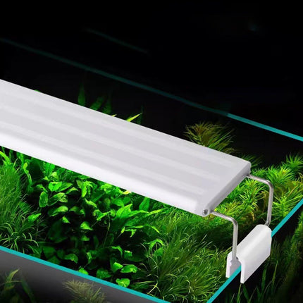 LED Colour Changing Aquarium Light Fish Tank Floor Water Grass Bracket Lamp Clip - Aimall