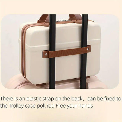 14 Inch Bow Hand Luggage Mini Makeup Case Travel Storage Gift Suitcase for Women