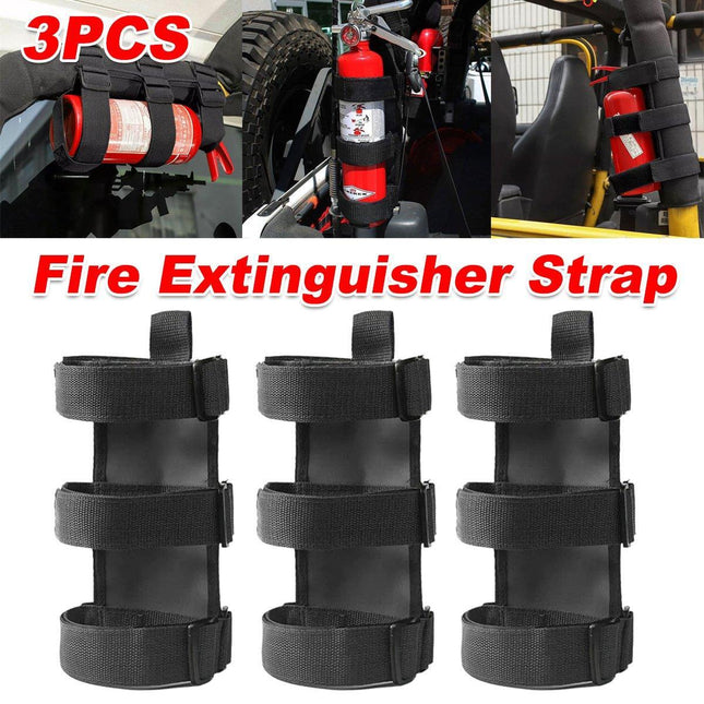 Auto Car Fire Extinguisher Mount Holder Strap Fixing Belt Car Fire Extinguisher