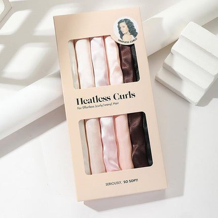 6Colours Heatless Curling Rod Foam Set Lazy Overnight Hair Rollers Big Waves Tool