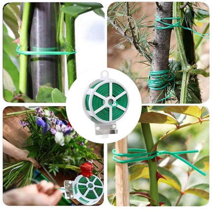 5Rolls Plant Tying Strap Garden Plastic Rope for Climbing Plant Support Fixed