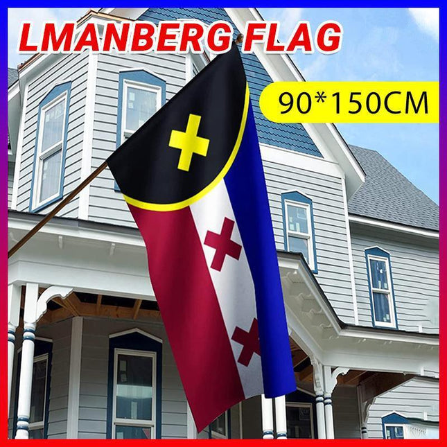 150x90CM Lmanburg Flag Dream SMP Freedom Lmanberg Flag with Brass Grommet - Aimall