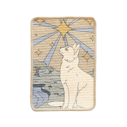 Sisal Cat Scratching Mat Wall Sticker Vertical Wear-resistant Claw Sharpening