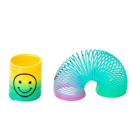36Pcs Mini Plastic Colourful Rainbow Spring Kids Toy Party Favour Bulk 2.8*3.5Cm - Aimall