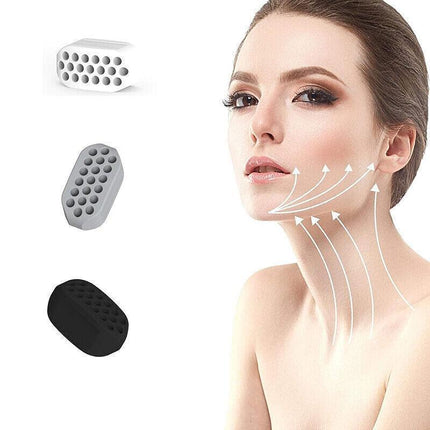 Jawline Trainer Neck Toner Jaw Training Fitness Ball Face Muscle Exerciser - Aimall