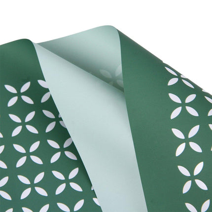 100pcs Waterproof Two-Colour Printed Paper Bouquet Wrapping Floral Gift Paper