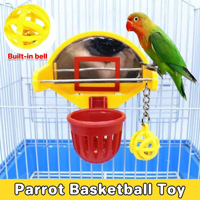 Parrot Bird Toy Training Basketball Intelligence Training Toy Small Medium Birds