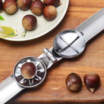 Chestnut Opener 304 Stainless Steel Cross Chestnut Shell Stripper Nut Cracker