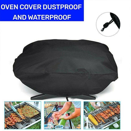 Outdoor BBQ Barbecue Grill Cover Waterproof Dustproof For Weber 7110 Q1000 - Aimall