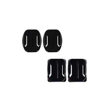 4PCS Flat Curved Mount Adhesive 3M Sticker For GoPro Hero 9 8 7 6 5 4 3 2 Camera - Aimall