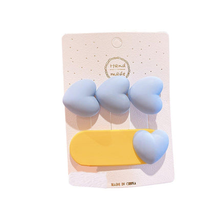2X Sweet Candy Color Cute Korean Style Hair Clip BB Clip Female Hairpin Headwear - Aimall