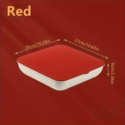 Plastic Fruit Plate Candy Box Dried Fruit Storage Box Snacks Nuts Tray Holder