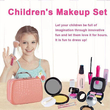 Kids Pretend Make Up Kit Play Beauty Makeup Set Glamour Girl Cosmetic Toy Gift - Aimall