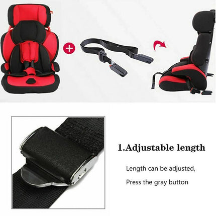Adjustable Child Baby Car Safety Seat Isofix Strap Latch Interface Anchor Holder - Aimall