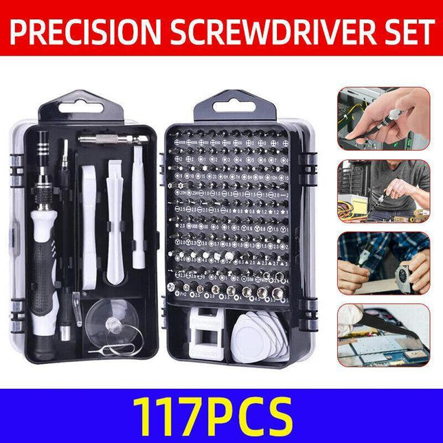 117 In 1 Precision Screwdriver Set Computer Pc Phone Watch Repair Tool Kit - Aimall