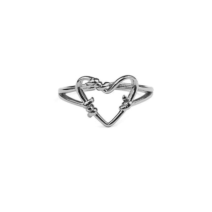 Silver Vintage Index Finger Ring Women Fashion Jewelry Adjustable Statement