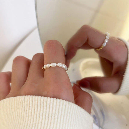 Gentle Adjustable Elastic Rope Ring for Women Stretchable Jewelry Fashion