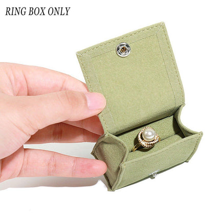 5pcs Portable Mini Jewelry Ring Box Travel Storage Case Small Jewelry Organizer