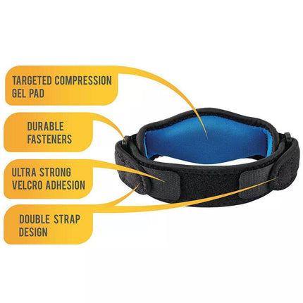 AOLIKES® Adjustable Elbow Support Strap Band Brace Golf Forearm Pain Relief - Aimall