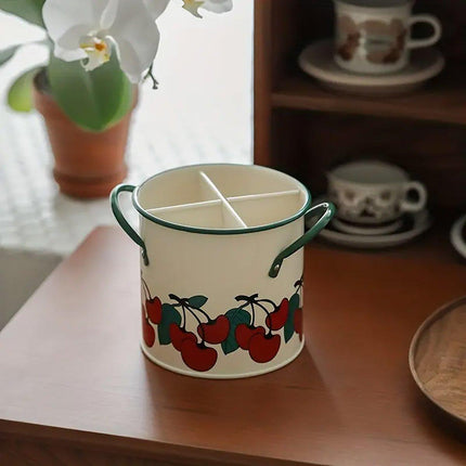 Iron Kitchen Organiser Storage Divider Bucket Rack Home Storage Organizer