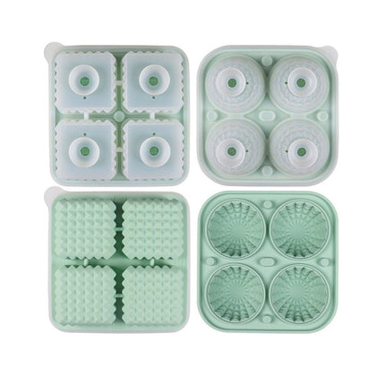 Silicone Ice Cube Tray and Ice Ball Maker for chilling whiskey and cocktails
