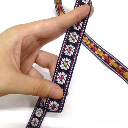 45M Border braid woven ribbon decorative ribbon fabricfor Decoration Home 3style - Aimall