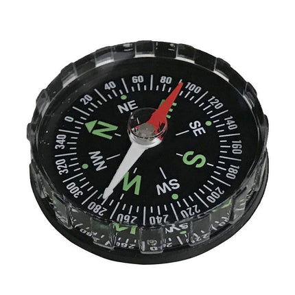 1 x Mini Pocket Compass Outdoor Sports Camping Hiking Navigation Black (L073-09) Aimall
