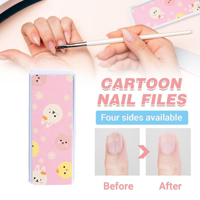 Cartoon Nail Polish File Manicure Tool Professional Nail Care Buffer Polishing