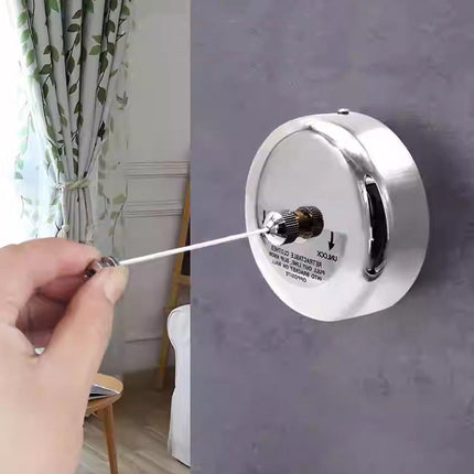 Retractable Clothesline Indoor Outdoor Hotel Laundry No Drilling Drying Line