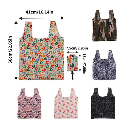 Large Foldable Grocery Bag Reusable Thickened Travel Shopping Tote