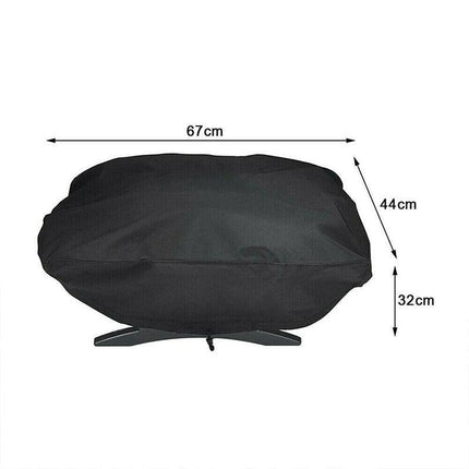 Outdoor BBQ Barbecue Grill Cover Waterproof Dustproof For Weber 7110 Q1000 - Aimall