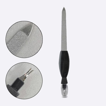 27PCS Manicure Foot Pedicure Kit Rasp File Remover Scraper Nail Care Tool Set - Aimall