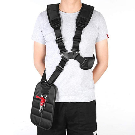 Double Shoulder Strap Harness For Brushcutter Whipper Snipper Trimmers Universal - Aimall