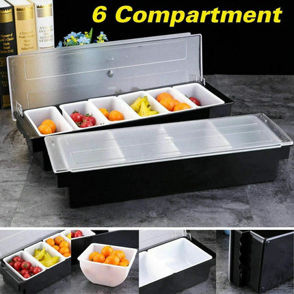 Multi Compartment Fruit Box Food Storage Container for Fresh Fruit Preservation