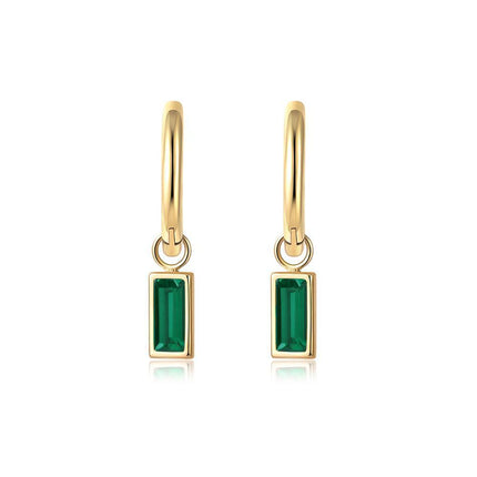 Fashion Gold Zircon Earrings Stud Drop Dangle Wedding Best Gift For Women - Aimall