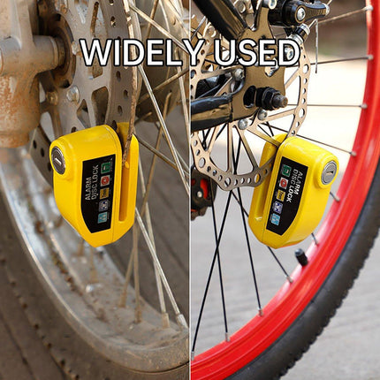 Electric Bike Lock Alarm Motorcycle Anti Theft Lock Secure Bicycle Riding Gear