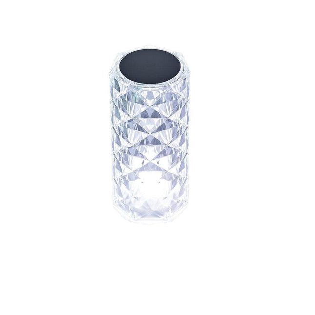 LED Crystal Table Lamp Diamond Rose Bar Night Light Touch Atmosphere Bedside HOT - Aimall